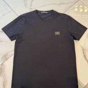 Dolce & Gabbana Black Short Sleeve Tee
